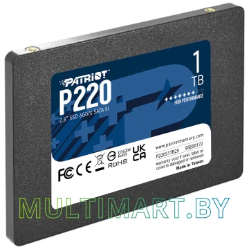 SSD диск Patriot P220 1TB (P220S1TB25) картинка 2